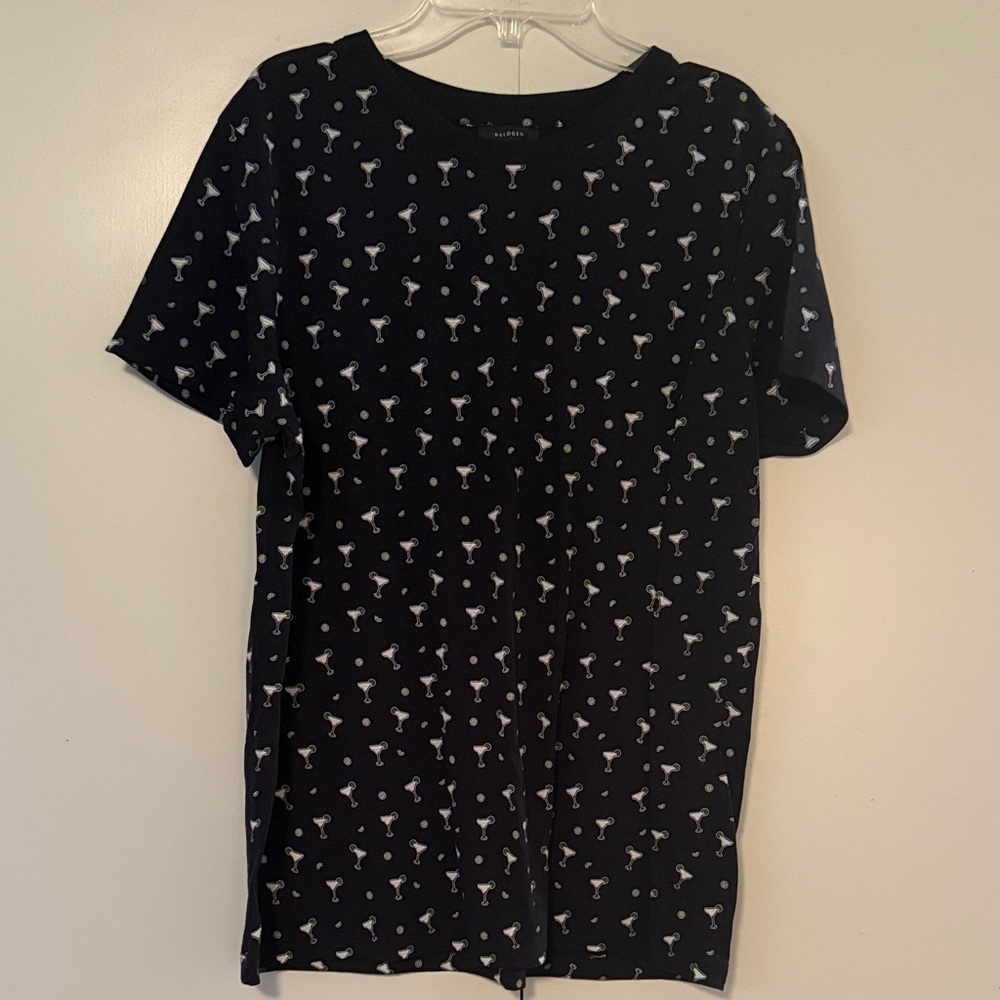 Nordstrom Halogen margarita print tee, XL